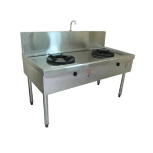 Bếp công nghiệp 1, 2, 3 họng nấu bằng inox NT8-013