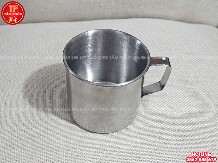 Cốc uống nước inox cho bé trường mầm non NT7-006