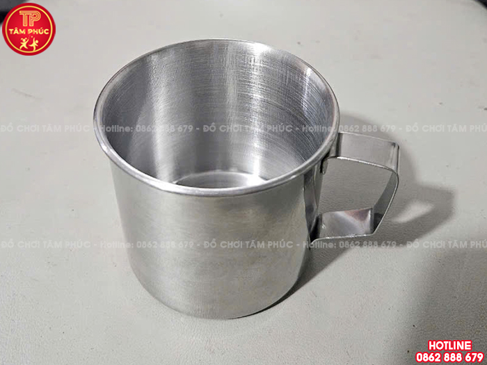 Cốc uống nước inox cho bé trường mầm non NT7-006