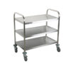 Xe đẩy thức ăn 2 tầng, 3 tầng bằng inox NT8-010
