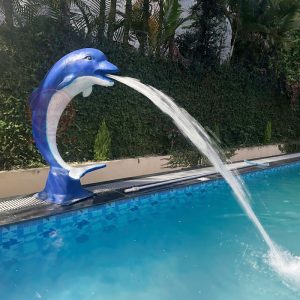 Cá heo phun nước cho bể bơi bằng nhựa Composite TP12-001