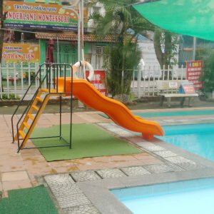 Cầu trượt cho bể bơi máng đơn nhựa nhập khẩu TP12-006