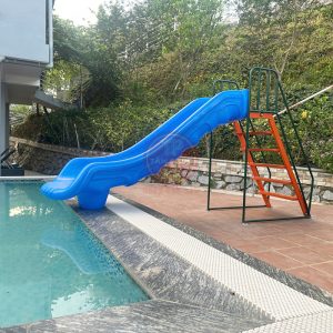Cầu trượt cho bể bơi máng đơn nhựa nhập khẩu TP12-006