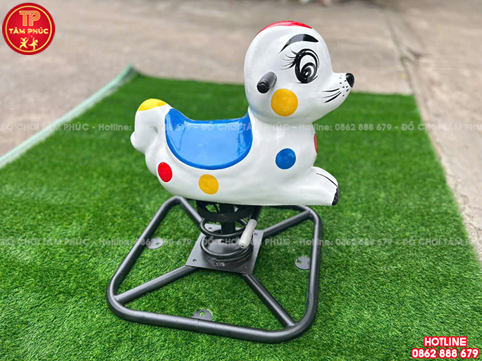 Thú nhún lò xo cho bé con Hải Cẩu nhựa Composite TP2-038