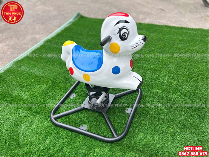 Thú nhún lò xo cho bé con Hải Cẩu nhựa Composite TP2-038