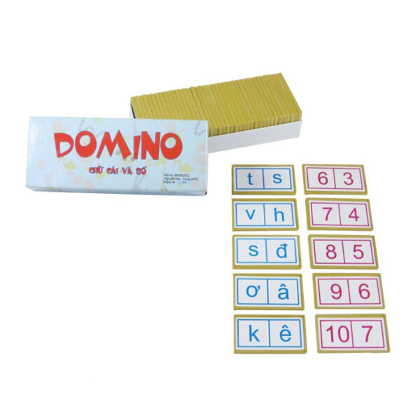 Domino chữ cái và số 39 mã TTI-012
