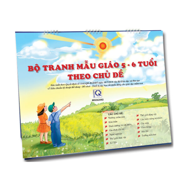 Bộ tranh mẫu giáo 5-6 tuổi theo chủ đề TTI-035