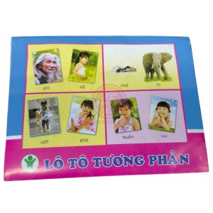 Lô tô lắp ghép các khái niệm tương phản cho bé TTI-060