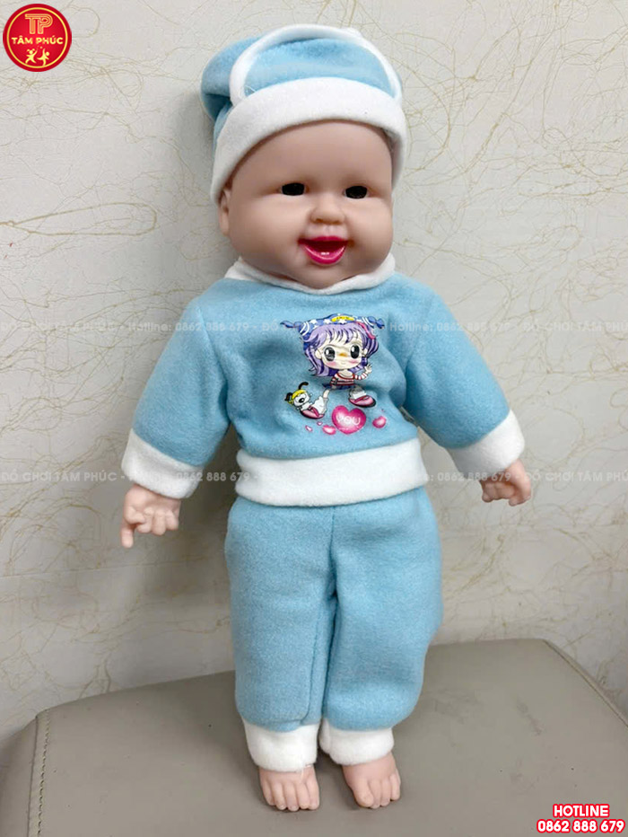Búp bê bé trai nhỏ bằng nhựa cho bé TTN-027