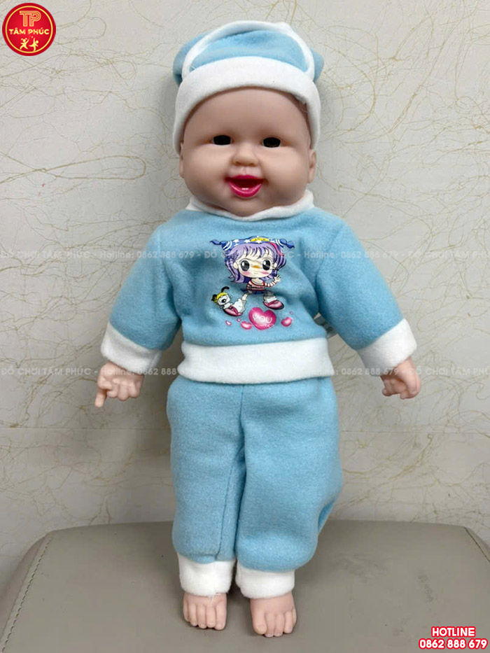 Búp bê bé trai nhỏ bằng nhựa cho bé TTN-027