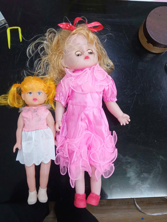 Búp bê bé gái (cao- thấp) bằng nhựa TTN-032