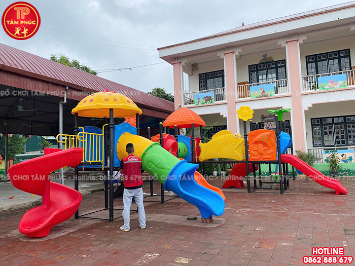 Top những lợi ích khi cho bé chơi cầu trượt ngoài trời?