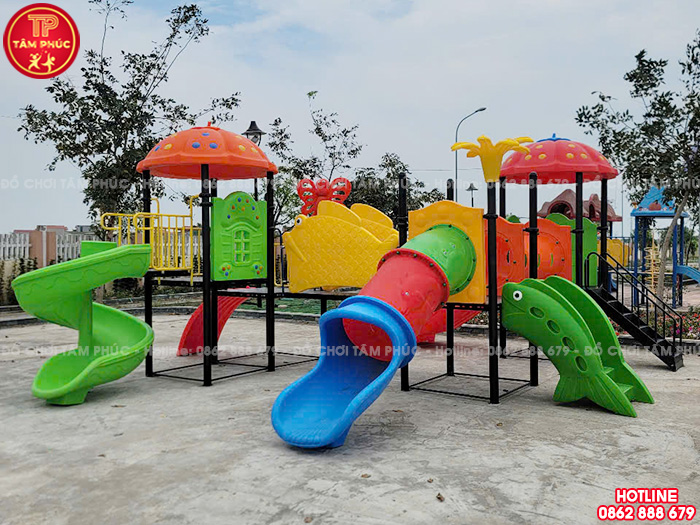Top những lợi ích khi cho bé chơi cầu trượt ngoài trời?