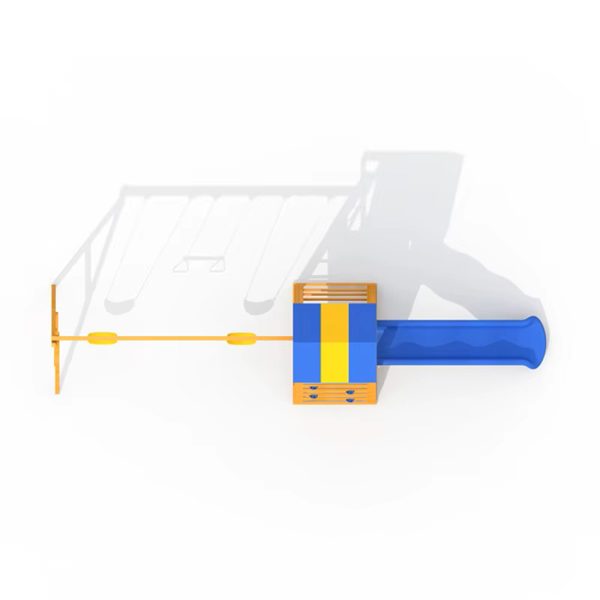 Cầu trượt kèm xích đu bằng gỗ đa năng ngoài trời trẻ em TPG1-008