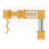 Bộ vận động liên hoàn bằng gỗ góc L cho bé TPG3-005