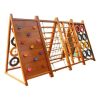 Bộ vách leo núi chữ A bằng gỗ đa năng cho bé TPG3-014