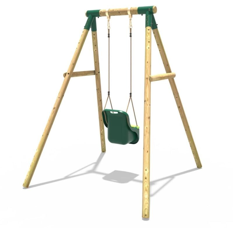 Xích đu gỗ cho trẻ em 1 ghế ngồi dựa đẹp giá rẻ TPG4-002