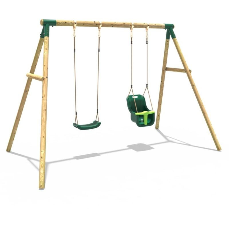 Xích đu gỗ 2 chỗ ngồi cho trẻ em đẹp giá rẻ TPG4-004