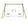 Mẫu xích đu gỗ cho trẻ em 2 ghế 1 xà đu tay TPG4-006