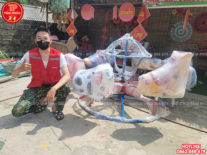 Bàn giao bàn ghế tủ kệ mầm non và đồ chơi cho trường mầm non tại Ninh Bình