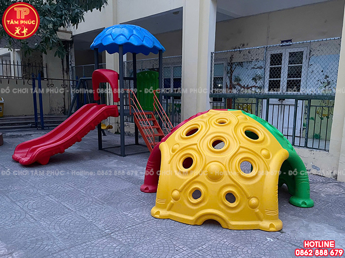 Thi công lắp đặt đồ chơi ngoài trời cho trường mầm non tại Bắc Ninh