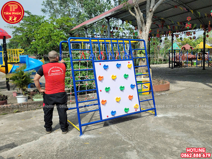 Thi công lắp đặt đồ chơi ngoài trời tại trường mầm non tại Phú Thọ