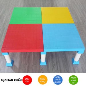 Bục sân khấu cho trường mầm non bằng nhựa nhập khẩu NK1-007