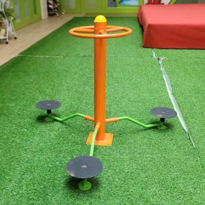 Máy thể dục đứng xoay eo 3 chỗ cho bé mầm non TP14-002