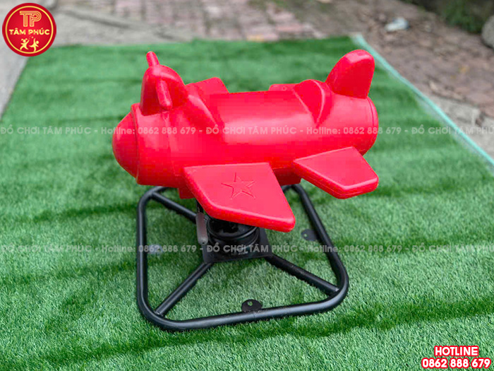 Thú nhún lò xo máy bay cho bé nhựa nhập khẩu TP2-043