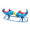 Bập bênh sắt đế cong 2 con Cá Heo cho bé mầm non TP3-019