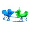 Bập bênh đế cong Mix 2 con giống nhựa nhập khẩu cho bé TP3-022