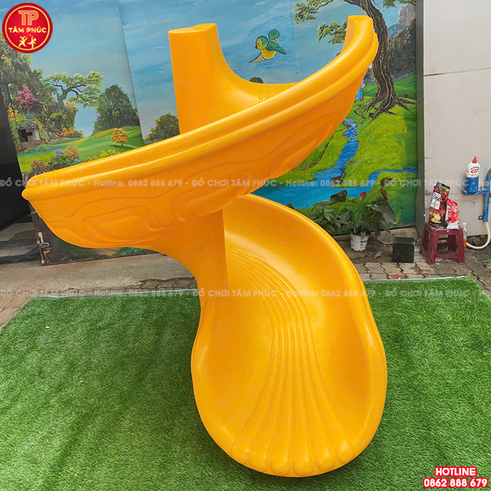 Máng trượt xoắn nhựa nhập khẩu ĐK xoắn 1m4 TP9-010-A