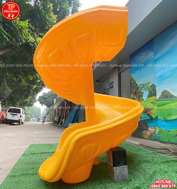 Máng trượt xoắn nhựa nhập khẩu ĐK xoắn 1m4 TP9-010-A