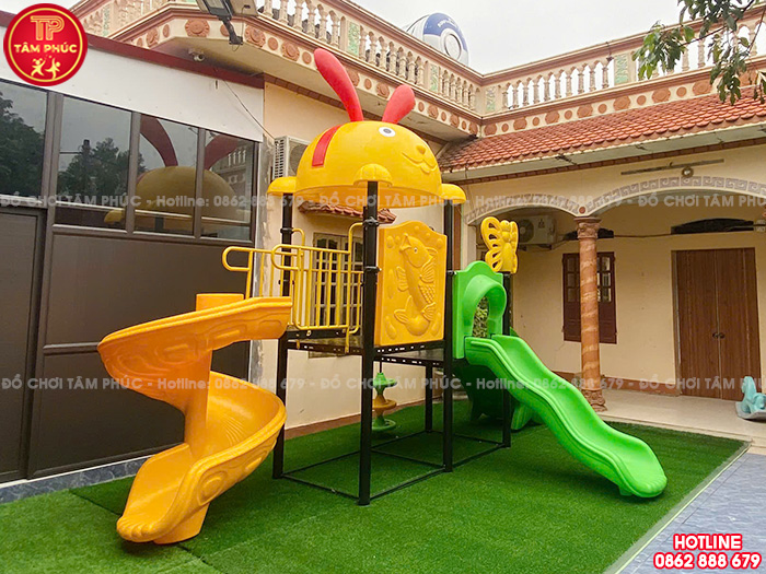 Máng trượt xoắn nhựa nhập khẩu ĐK xoắn 1m4 TP9-010-A