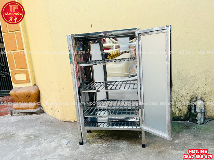 7 mẫu giá úp cốc và tủ úp ca cốc mầm non bằng gỗ và inox giá siêu tốt