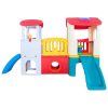 Nhà leo cầu trượt 2 khối cho bé mầm non giá rẻ NK10-006-A
