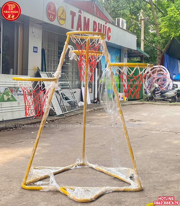 Cột bóng rổ mầm non 4 vòng ném cho bé NK11-024