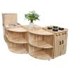 Giá kệ góc bếp chơi nấu ăn cho bé mầm non NT4-022