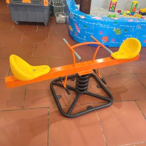 Bập bênh lò xo ngoài trời 2 ghế ngồi cho bé TP3-023