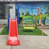 Bộ cầu trượt xích đu ngoài trời cho bé mầm non giá rẻ TP4-042