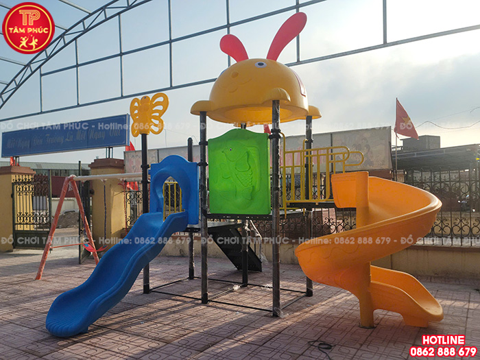 Thi công lắp đặt đồ chơi ngoài trời trường mầm non tại Nam Định