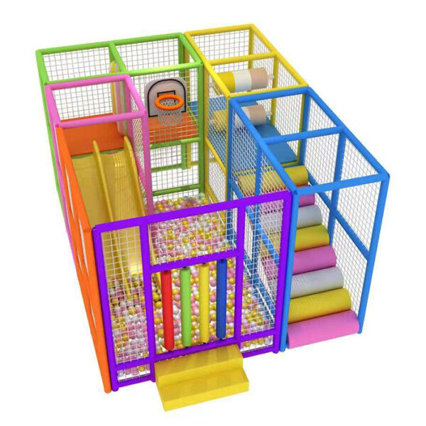 Thi công lắp đặt nhà bóng liên hoàn trong nhà cho bé