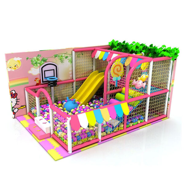 Thi công lắp đặt nhà bóng liên hoàn trong nhà cho bé