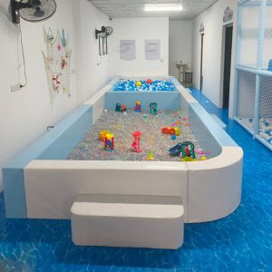 Bể chơi xúc cát - Bể bóng bọc da cho nhà bóng khu vui chơi trong nhà TP-KVC-002