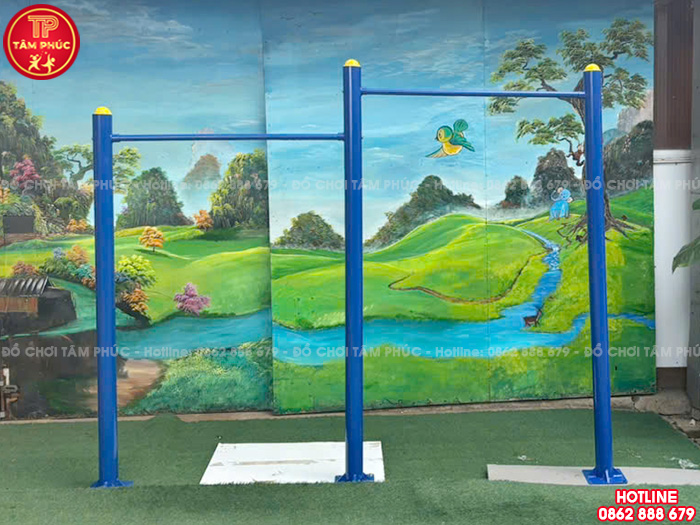 Bộ xà đơn 2 bậc ngoài trời cho học sinh tiểu học TP14-016