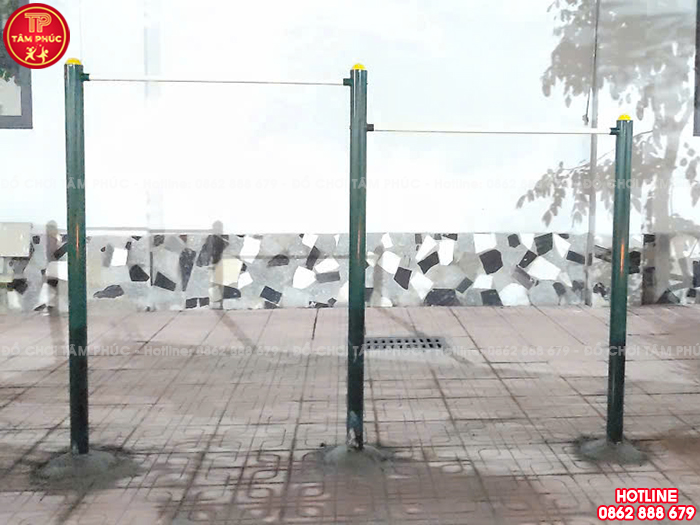 Bộ xà đơn 2 bậc ngoài trời cho học sinh tiểu học TP14-016