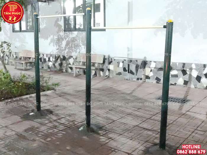 Bộ xà đơn 2 bậc ngoài trời cho học sinh tiểu học TP14-016