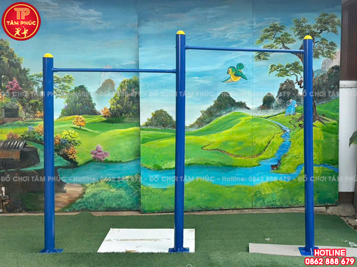 Bộ xà đơn 2 bậc ngoài trời cho học sinh tiểu học TP14-016