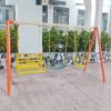 Xích đu cho bé ngoài trời 3 ghế 6 chỗ ngồi giá rẻ TP4-044