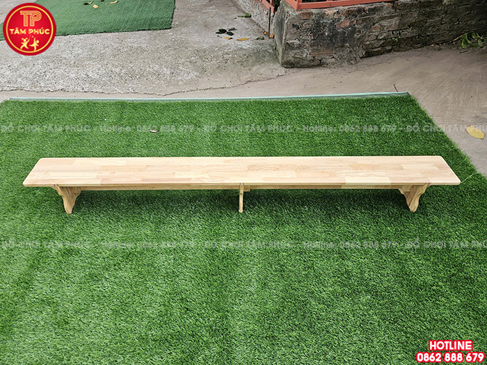 Ghế băng thể dục cho bé mầm non bằng gỗ TP7-029